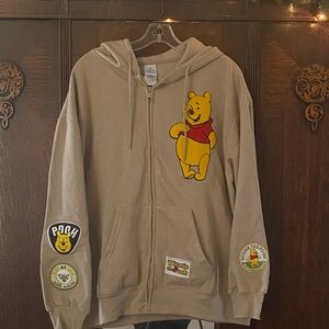 Disney Winnie the Pooh Tan Hoodie Jacket